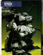 Geymalk 1.jpg (181 KB) 1/144 Scratch built AMX-105 Geymalk modeled by Nobuo Suzuki (from Model Graphix): side profile