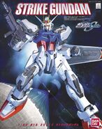 1/60 "GAT-X105 Strike Gundam" (2002): box art