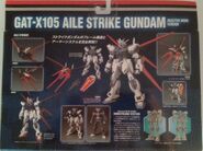 AMSiA / AMIA "GAT-X105 Aile Strike Gundam (Deactive Mode Version)" (2003): package front view.