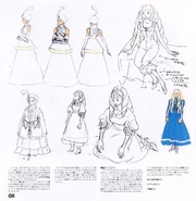 Dianna Soriel - ∀ Gundam character design by Akira Yasuda
