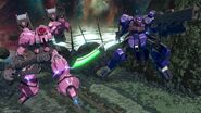 With Hecate in Mobile Suit Gundam Extreme Vs. 2 OverBoost