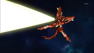 Firing a beam shot using Ghirarga Spear