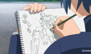 Sei sketching what appears to be the Build Booster Mk-II