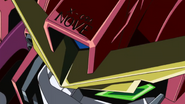 Close up of head crest's "X-09A NOVE" (The Final Light, HD Remaster)