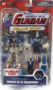 Core Fighter II action figure as part of Mobile Suit in Action (MSiA / MIA) "RX-78GP01Fb Gundam GP01Fb" figure set (North American release; 2002): package front view.