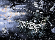 Operated by MS-06 Zaku II (Thunderbolt Ver.)