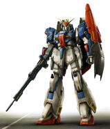Zeta Gundam Front View Design