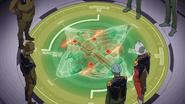 Layout where the bombs were to be planted (Falling on the Moon)