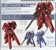 Gundam 00P Mechanic File 301-2 Avalanche Astraea Type-F'