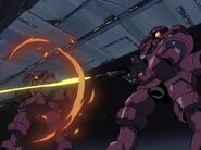 Leo Space Types firing Colony Type Beam Rifle (Ep 01)