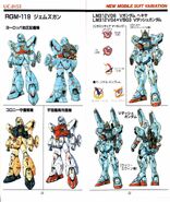 Color and marking schemes (V-Gundam MSV)