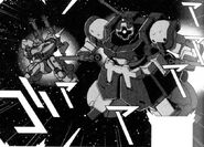 Gerald Sinclair's Prototype Rick Dom Zwei in Mobile Suit Gundam: Char's Deleted Affair: Portrait Of Young Comet
