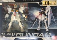 Deluxe Mobile Suit in Action (DX MSiA / DX MIA) "RX-93 ν Gundam" (Asian release; 2002): package front view.