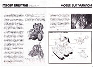 Zaku Tank - information from MSV modelling manual