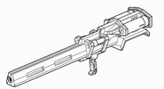 350mm "Gáe Bulg" rail bazooka - Lineart