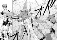 Dreadnought Gundam equipped with DRAGOON Backpack (SEED X Astray Ch9)