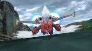 Z'Gok equipped with M2X32E Volantes flying over water surface (Original)