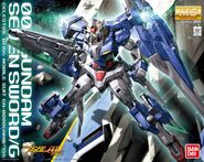 MG 1/100 GN-0000GNHW7SG 00 Gundam Seven Sword/G - Box Art