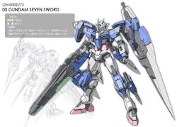 Gn 0000gnhw 7sg 00 Gundam Seven Sword G The Gundam Wiki Fandom