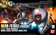 1/144 HGUC RB-79 Ball Twin Set (2010): box art