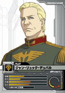 Jean-Luc Duvall as featured in Gundam Card Builder