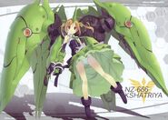 NZ-666 Kshatriya girl from Asahiage's Unicorn Girls artbook