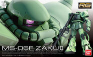 1/144 RG MS-06F Zaku II (2011): box art