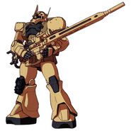 MS-05L Zaku I Sniper Type - Unicorn Colors