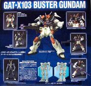 AMSiA / AMIA "GAT-X103 Buster Gundam" (2003): package rear view.