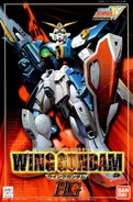 HGGW 1/100 XXXG-01W Wing Gundam (1995): Box art