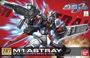 1/144 HG SEED "MBF-M1 M1 Astray" (SEED Remaster Version; 2012): box art