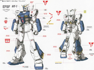 Re-illustrated by Kyoshi Takigawa as featured in "Master Archive Mobile Suit RX-78 Gundam" (GA Graphic; 2011)