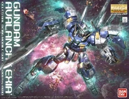 MG 1/100 GN-001/hs-A01D Gundam Avalanche Exia' (2018): box art