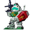 GM II (A.E.U.G. Colors) as featured in SD Gundam Capsule Fighter Online