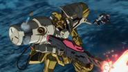 Firing Beam Rifle and a Funnel Missile alongside a Re G-IT