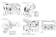 Cockpit details of Galan Mossa's special Geirail