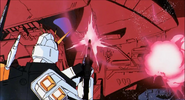 Nu Gundam attacks Musaka