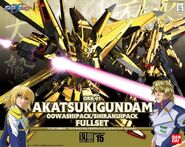 1/100 NG ORB-01 Akatsuki Gundam (Oowashi Pack/Shiranui Pack Full Set) (2007): box art