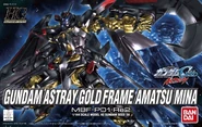 1/144 HG SEED MBF-P01-Re2AMATU Gundam Astray Gold Frame Amatsu Mina (2013): box art