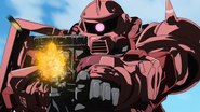 Firing Machine Gun (The White Gundam)