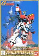 1/144 Original GF13-006NA Gundam Maxter Hyper Mode Version (1995): box art