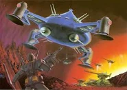 Cropped artwork from box art of 1/550 model kit