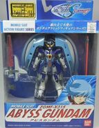 Mobile Suit in Action (MSiA / MIA) "ZGMF-X31S Abyss Gundam" (2004): package front view.