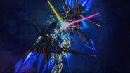 Beam Saber clash with MSZ-006 Zeta Gundam (Mobile Suit Gundam U.C. ENGAGE)