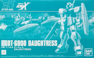 HGAW 1/144 DT-6800 Daughtress (P-Bandai exclusive; 2020): box art