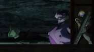 Head and chest side view(Mobile Suit Gundam Twilight Axis - Red Trace)