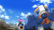 Cameo in Gundam Build Fighters [2].