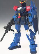 GFF #0027 "RX-79BD-1 Blue Destiny Unit 1" figure (2005): product sample converted as "RX-79BD-2 Blue Destiny Unit 2 (Nimbus Schterzen Custom)" figure