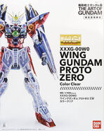 MG 1/100 XXXG-00W0 Wing Gundam Proto Zero Color Clear (2015): box art