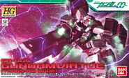 1/144 HG Gundam 00 "GN-005 Gundam Virtue (Trans-Am Mode)" (2009): box art